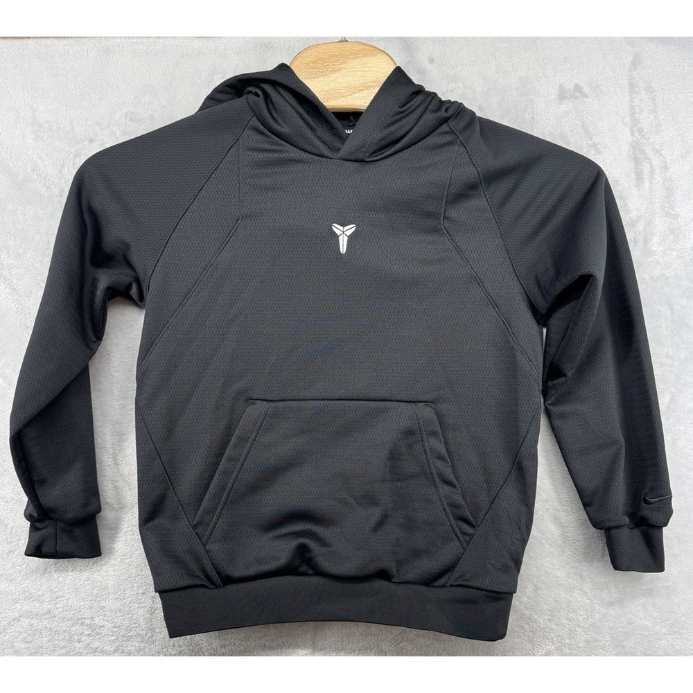 Nike Kobe Mamba Mentality Therma Fit Hoodie Black Basketball Youth Boys Size L